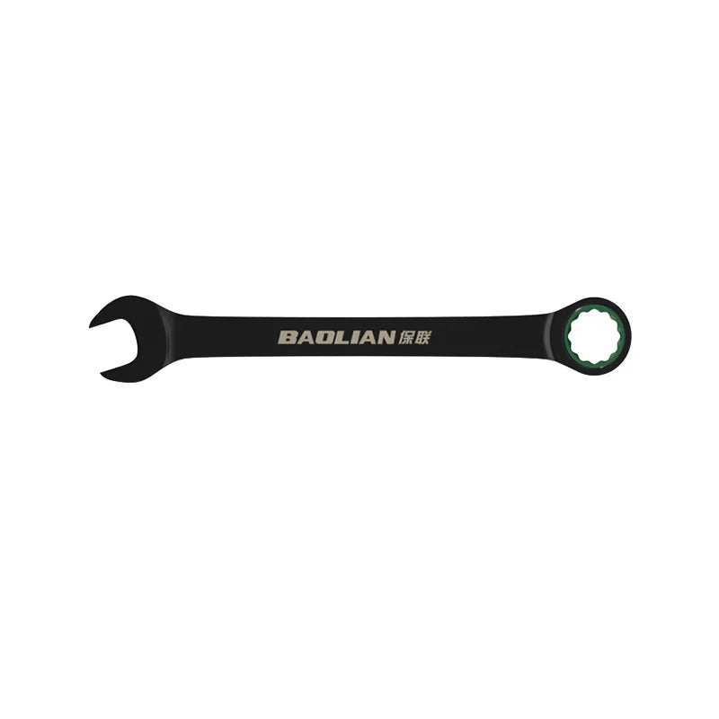 BAOLIAN Dual Directional Fast Plum Blossom Ratchet Wrench, Industrial Grade Automatic Small Opening Dual-use Wrench Tool