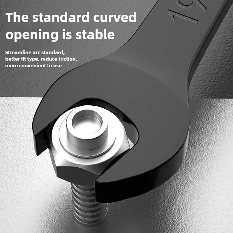 BAOLIAN Dual Directional Fast Plum Blossom Ratchet Wrench, Industrial Grade Automatic Small Opening Dual-use Wrench Tool