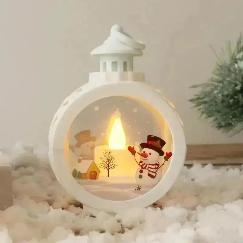 Christmas Retro Luminous Night Light Christmas Decoration Pendant Party Decoration Props Desktop Ornaments Christmas Gifts